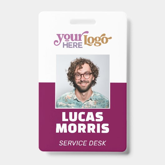 Custom Security Badge Employee/Event ID with Photo (Avant)