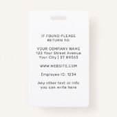 Custom Security Badge Employee/Event ID with Photo (Dos)