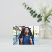 Custom Senior Picture Graduation Invitation Insert (Debout devant)