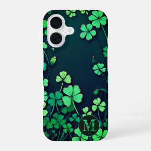 Custom Shamrock Meadow iPhone 16 Hoesje