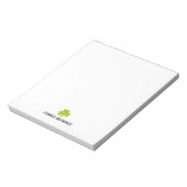 Custom Shamrock St Patricks Day Notitieblok (Gedraaid)