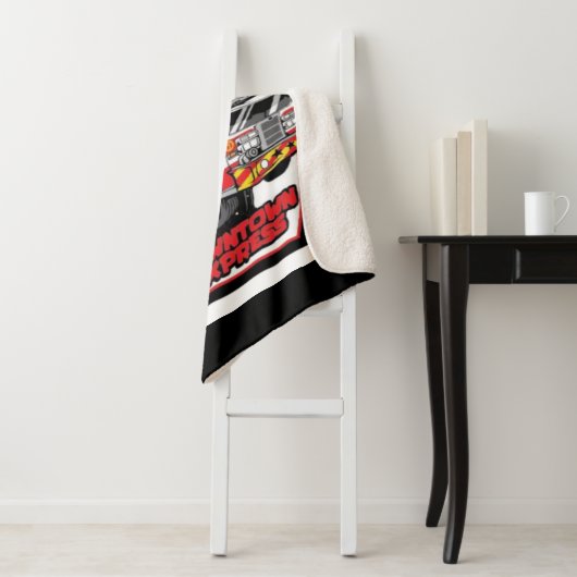 Custom Sherpa Blanket for Kyle Sherpa Deken (In situ)