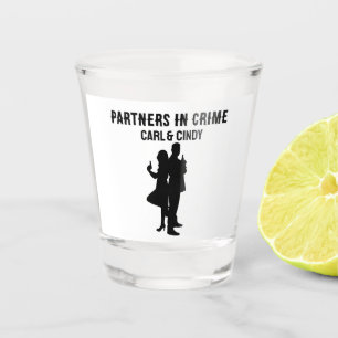 CUSTOM SHOT BRIL PARTNERS IN CRIMINALITEIT GRAPPIG GLAS