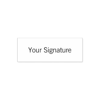 custom signature self-inking stamp  zelfinktende stempel