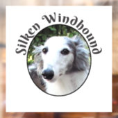 Custom Silken Windhound Raamsticker (Vel 2)