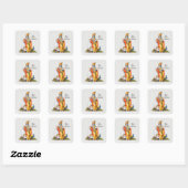 Custom Simple Lord Krishna avec autocollant de vac (Feuille)