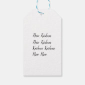 Custom Simple Lord Krishna avec Étiquette cadeau d (Dos)