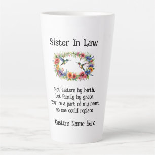 Custom Sister In Law Beste Vrienden Koffie / Latte Mok
