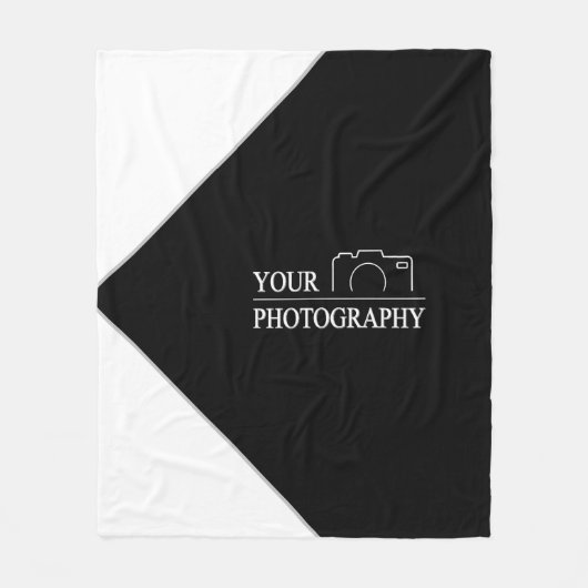 Custom Sjabloon Bedrijf Creëer Uw Eigen Fleece Deken (Voorkant)