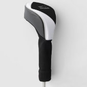 Custom Sjabloon Bedrijf Creëer Uw Eigen Golfheadcover (Schuin)