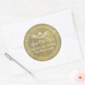 Custom Sjabloon Food Gift Sticker (Envelop)