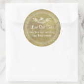 Custom Sjabloon Food Gift Sticker (Tas)