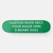 CUSTOM SKATE DECK 8 1/2" Skateboard MOSS GREEN (Horz)