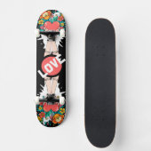 Custom Skateboard Deck - "Hands with Heart" (Recto)