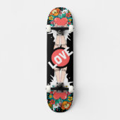 Custom Skateboard Deck - "Hands with Heart" (Recto)
