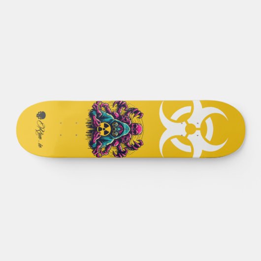 Custom Skateboard Deck - "Mutant Biohazard" (Horz)