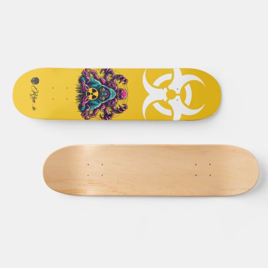 Custom Skateboard Deck - "Mutant Biohazard" (Horz)