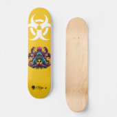 Custom Skateboard Deck - "Mutant Biohazard" (Recto)