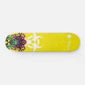 Custom Skateboard Deck - "Mutant Biohazard 2"  (Horz)