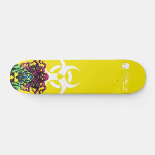Custom Skateboard Deck - "Mutant Biohazard 2"  (Horz)