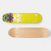 Custom Skateboard Deck - "Mutant Biohazard 2"  (Horz)
