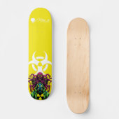 Custom Skateboard Deck - "Mutant Biohazard 2"  (Recto)