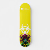 Custom Skateboard Deck - "Mutant Biohazard 2"  (Devant)