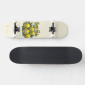 Custom Skateboard Deck - "Sour Grin" (Horz)