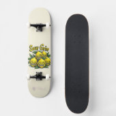 Custom Skateboard Deck - "Sour Grin" (Recto)