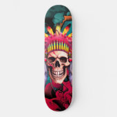 Custom Skateboard Graffiti Native Amerikaanse sche (Voorkant)