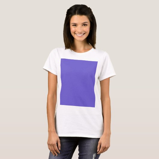 Custom Slate Blauw Vrouwen T-shirt (Voorkant volledig)