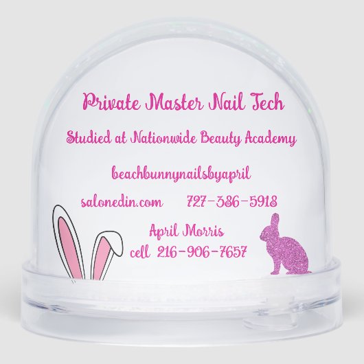 Custom Snow Globe (Arrière)