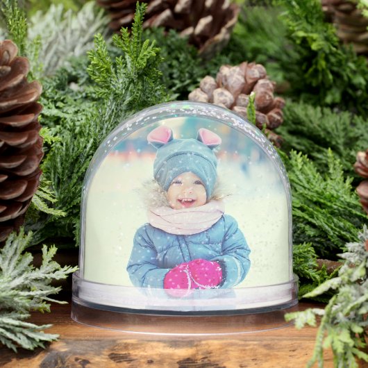 Custom Snow Globe Photo Sneeuwbol (Winter)