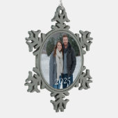 Custom Snowflake Photo Ornament 2025 Personalized (Links)