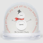 Custom Snowman Button (Arrière)