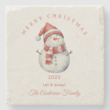 Custom Snowman waterverf Christmas vibe cadeau