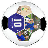 Custom Soccer Team Player Photos and Text Voetbal (Gedraaid)