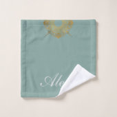 Custom Soft Green Elegance (Gant de toilette)