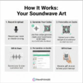 Custom Soundwave Song Code Mug-Personalized Voice  Extra Grote Beker