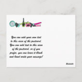 Custom Spa Party Verjaardag Bedankt Briefkaart (Achterkant)