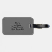 Custom Space Shuttle Control Board Bagagelabel (Achterkant horizontaal)