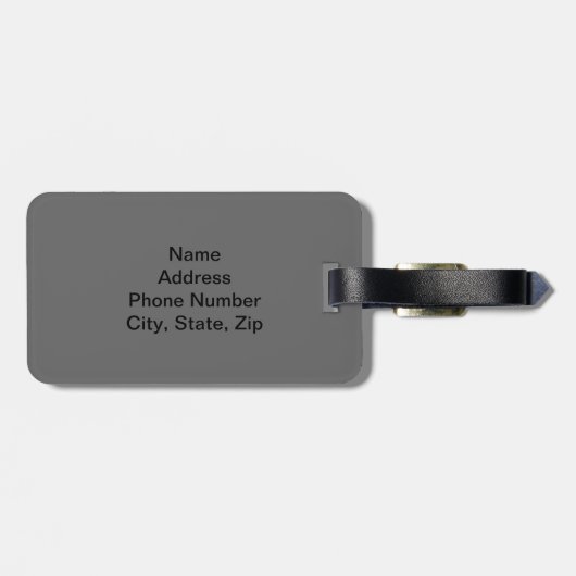 Custom Space Shuttle Control Board Bagagelabel (Achterkant horizontaal)