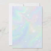 Custom Sparkle Rainbow Ballerina Ballet Birthday Kaart (Achterkant)