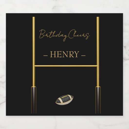 Custom Sparkling Wine Bottle Labels Wijnetiket (Enkel label)