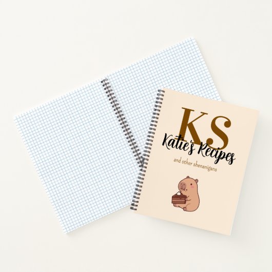 Custom Spiral Journal Notebook | Recipe Book (Intérieur)
