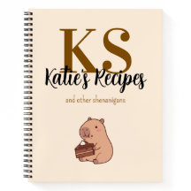 Custom Spiral Journal Notebook | Recipe Book