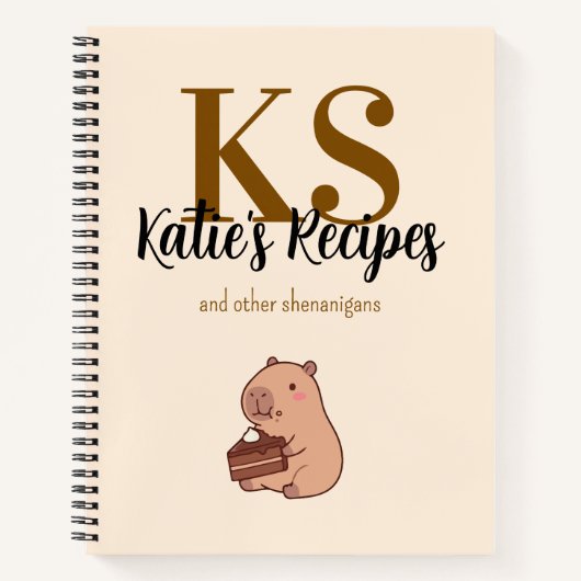 Custom Spiral Journal Notebook | Recipe Book Notitieboek (Voorkant)