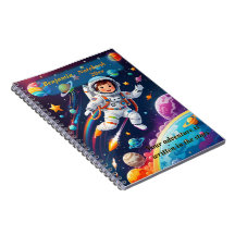 Custom Spiral Notitieboek voor kinderen - Ruimte T