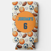 Custom Sports Balls Birthday  (Voorkant)