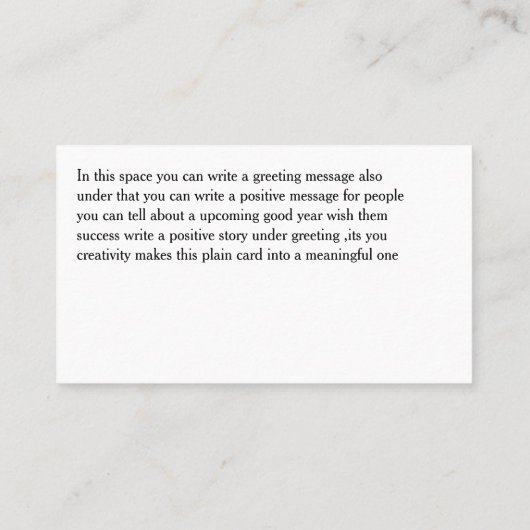 Custom Spread love card Visitekaartje (Achterkant)